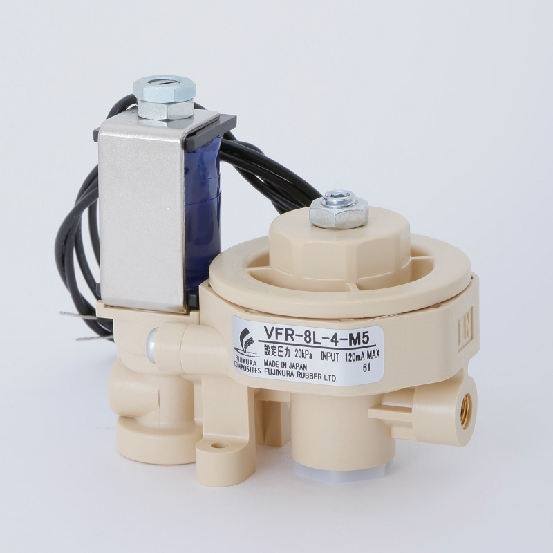 Proportional valve with pressure regulator.